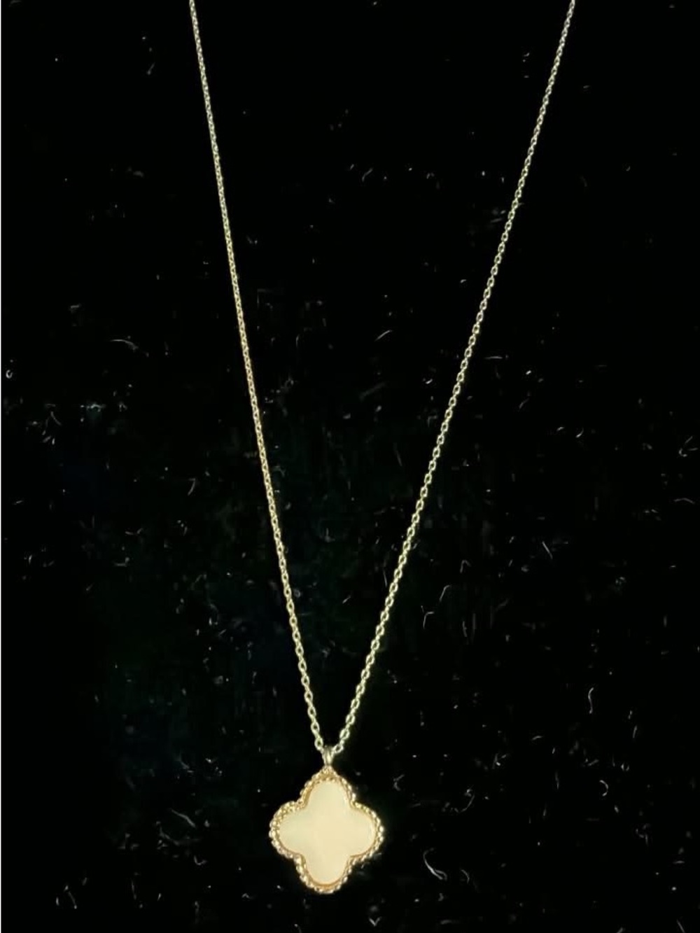 Park Lane “Nude” Gold Clover Pendant Necklace